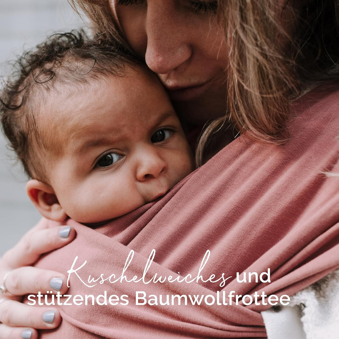Boba Baby Tragetuch Neugeborene - Elastisches Babytragetuch und Stilltuch für Unterwegs - Einfach zu
