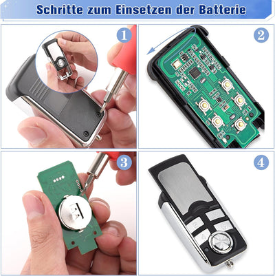 Garagentor Fernbedienung Kompatibel mit Hörmann BiSecur Handsender HSE2-868-BS HSE4-868-BS für Supra