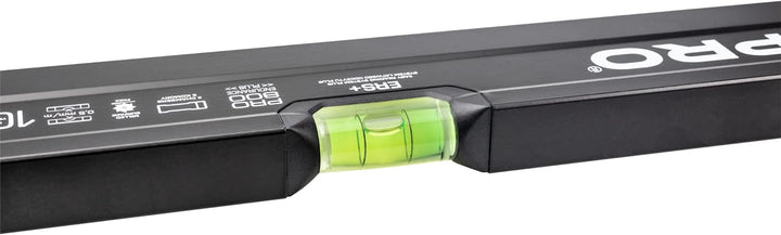 PRO800 Wasserwaage 100cm einseitig gefräst mit Ergonomischen Profil - ERS+ (Easy Reading System) Prä