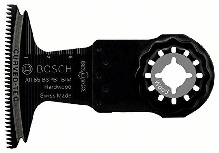 Bosch Professional Tauchsägeblatt Hartholz (10 Stück, für Multifunktionswerkzeug Starlock) AII 65 BS