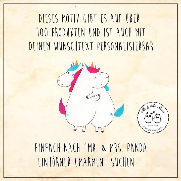 Mr. &amp; Mrs. Panda Motiv WC Sitz Einhörner Umarmen - Geschenk, Pegasus, Toilette, Unicorn, Klodeckel,
