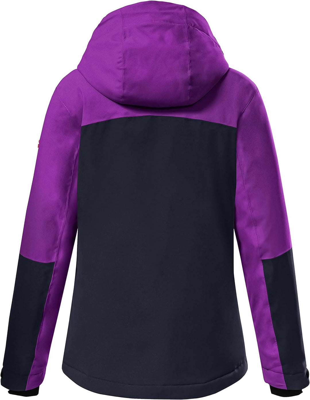 killtec Mädchen Skijacke/Funktionsjacke mit Kapuze und Schneefang KSW 155 GRLS SKI JCKT, neon reines