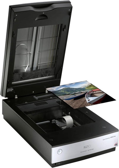 EPSON B11B224401 Perfection V850 Pro Scanner (Vorlagen, Dias und Filmnegative scannen) schwarz/silbe