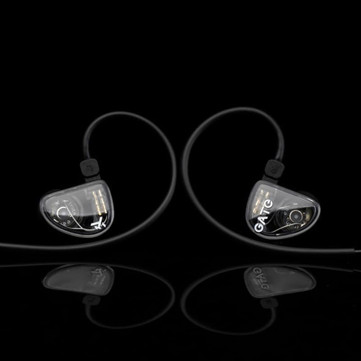 Truthear Gate In-Ear-Kopfhörer, dynamischer Treiber, 3,5 mm, austauschbares Kopfhörerkabel, mit Mikr