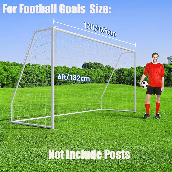 Soccer Training Net - Heavy-Duty Sports Barrier, Outdoor Football Practice Equipment for Yard, Park,