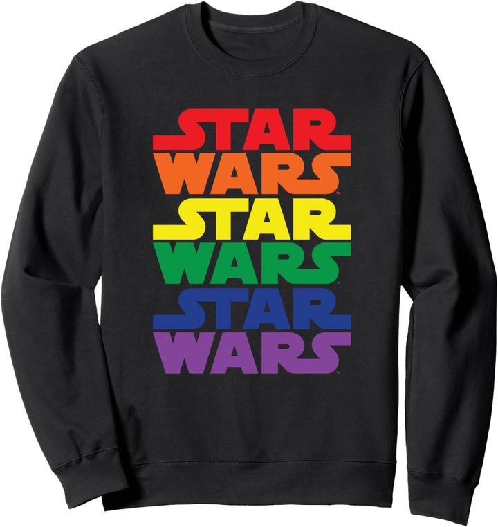 Star Wars Logo Rainbow Repeat Sweatshirt
