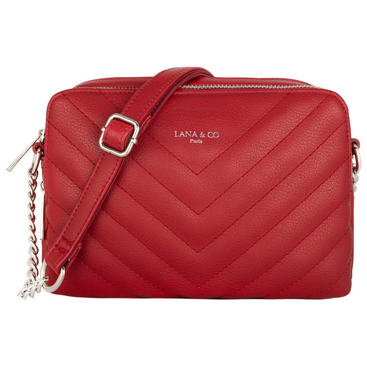 CRAZYCHIC - Damen Gesteppte Umhängetasche - Kleine Handtasche Kette Schultertasche - Frau Steppmuste