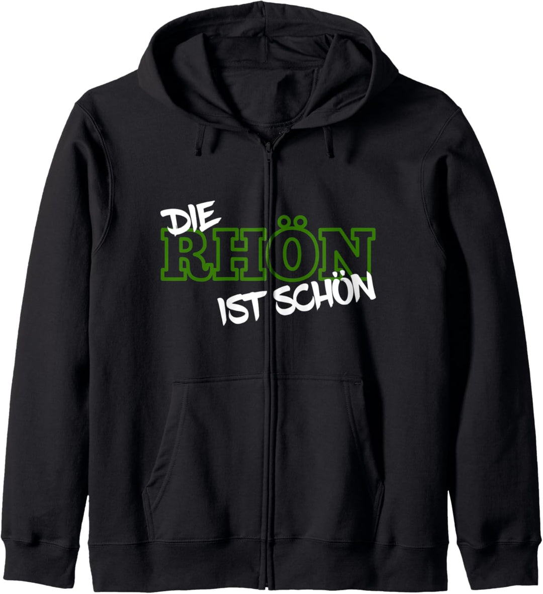 Die Rhön ist schön Hessen Rhöner Gebirge Spruch Geschenk Kapuzenjacke