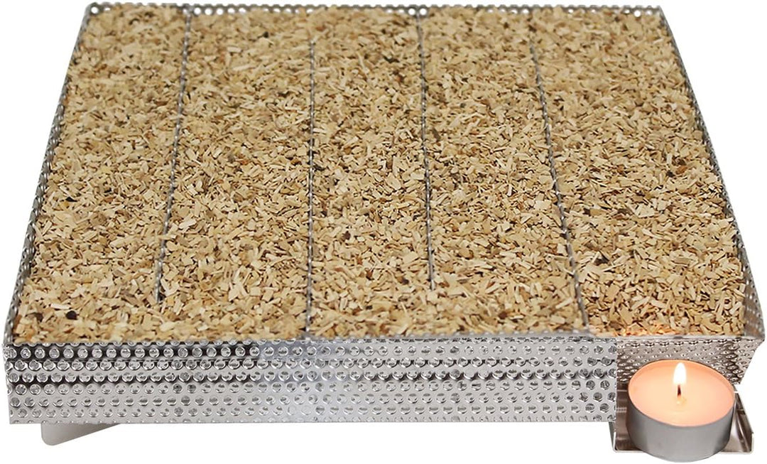 Beeketal 'Smoke XXXL' Sparbrand Kaltraucherzeuger aus V4A Edelstahl mit 5 Kammern (L/B/H) ca. 275 x