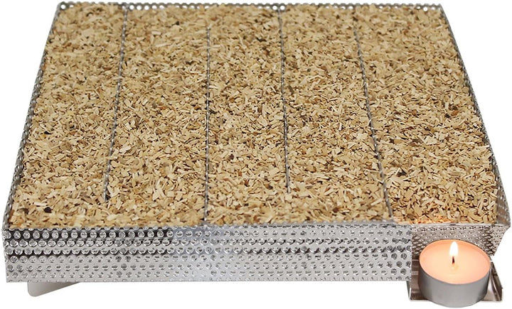 Beeketal 'Smoke XXXL' Sparbrand Kaltraucherzeuger aus V4A Edelstahl mit 5 Kammern (L/B/H) ca. 275 x