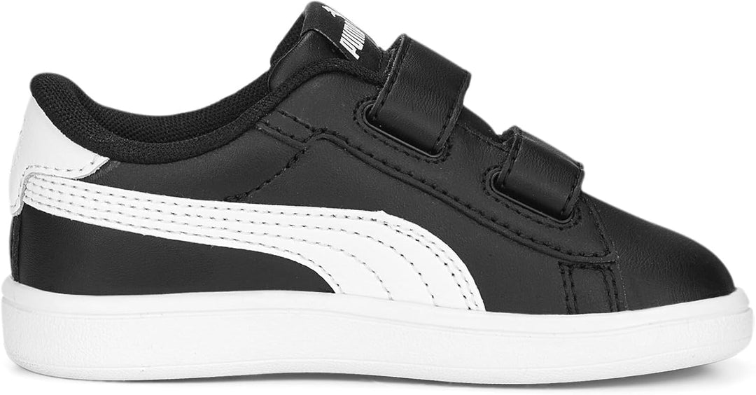 PUMA Unisex Baby Smash 3.0 L V Inf Sneaker 20 EU Puma Black Puma White, 20 EU Puma Black Puma White