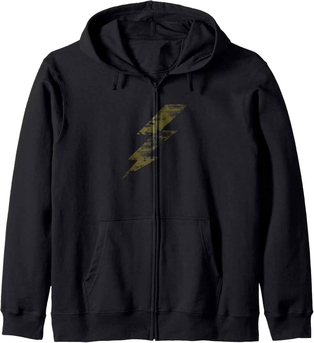 Vintage Bolt of Lightning Grafik Kapuzenjacke