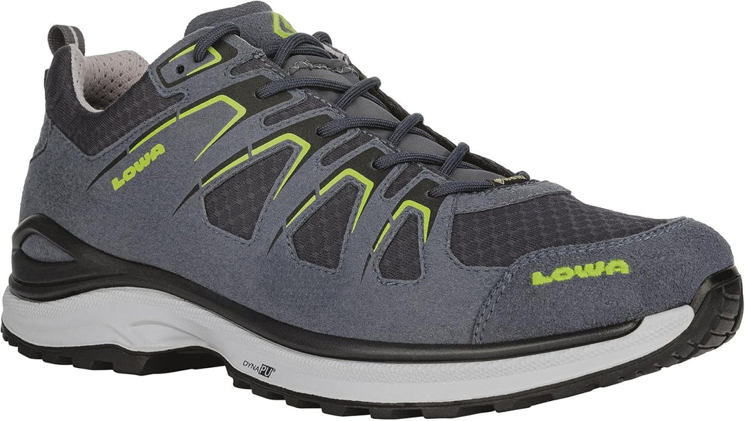 LOWA Halbschuh INNOX EVO GTX LO 46 EU Stahlblau Limone, 46 EU Stahlblau Limone