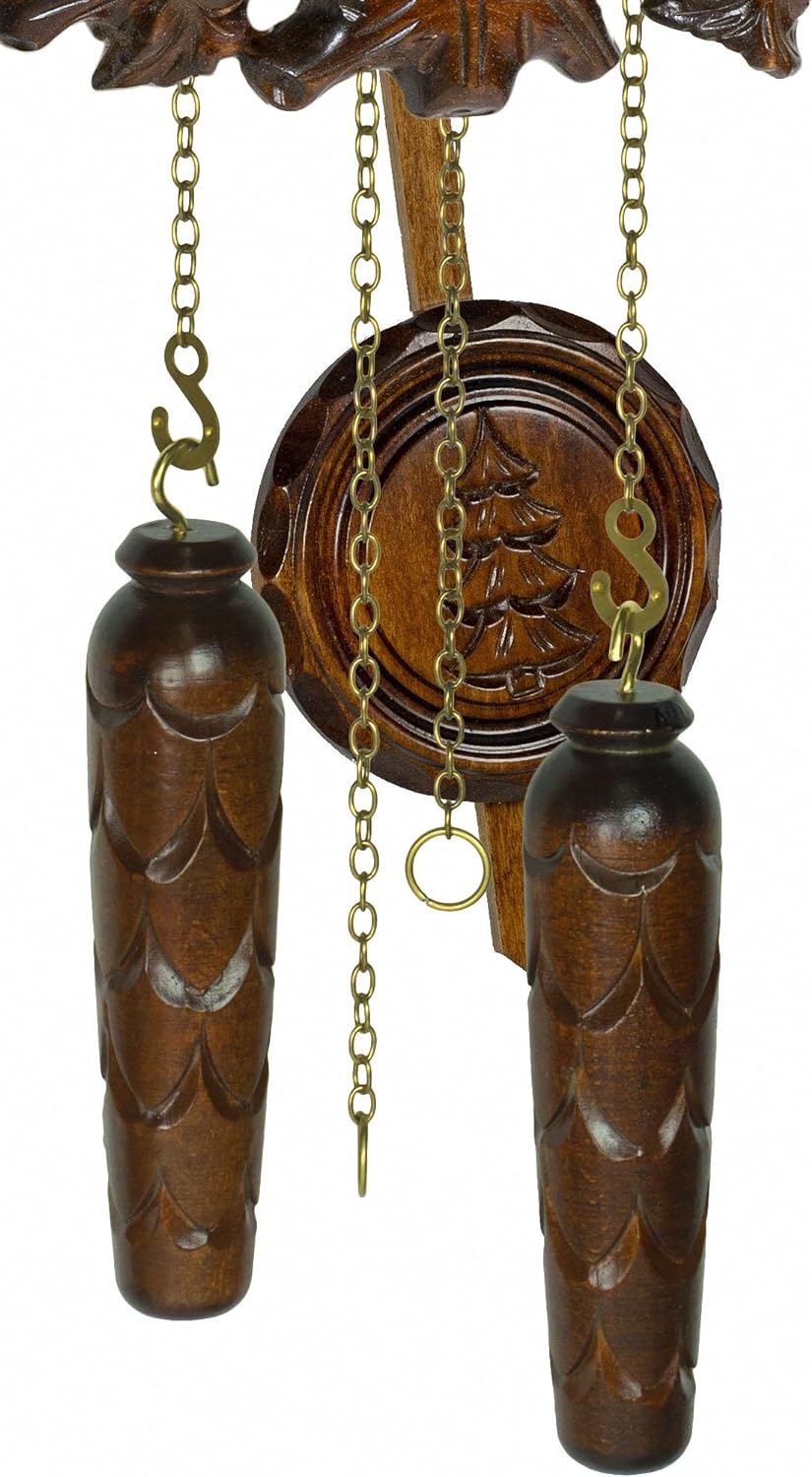 Quarz Kuckucksuhr mit Musik, drehende Tänzer TU 4260 QMT HZZG