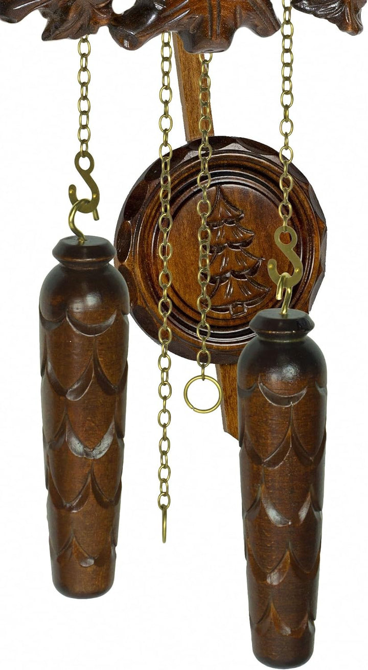 Quarz Kuckucksuhr mit Musik, drehende Tänzer TU 4260 QMT HZZG