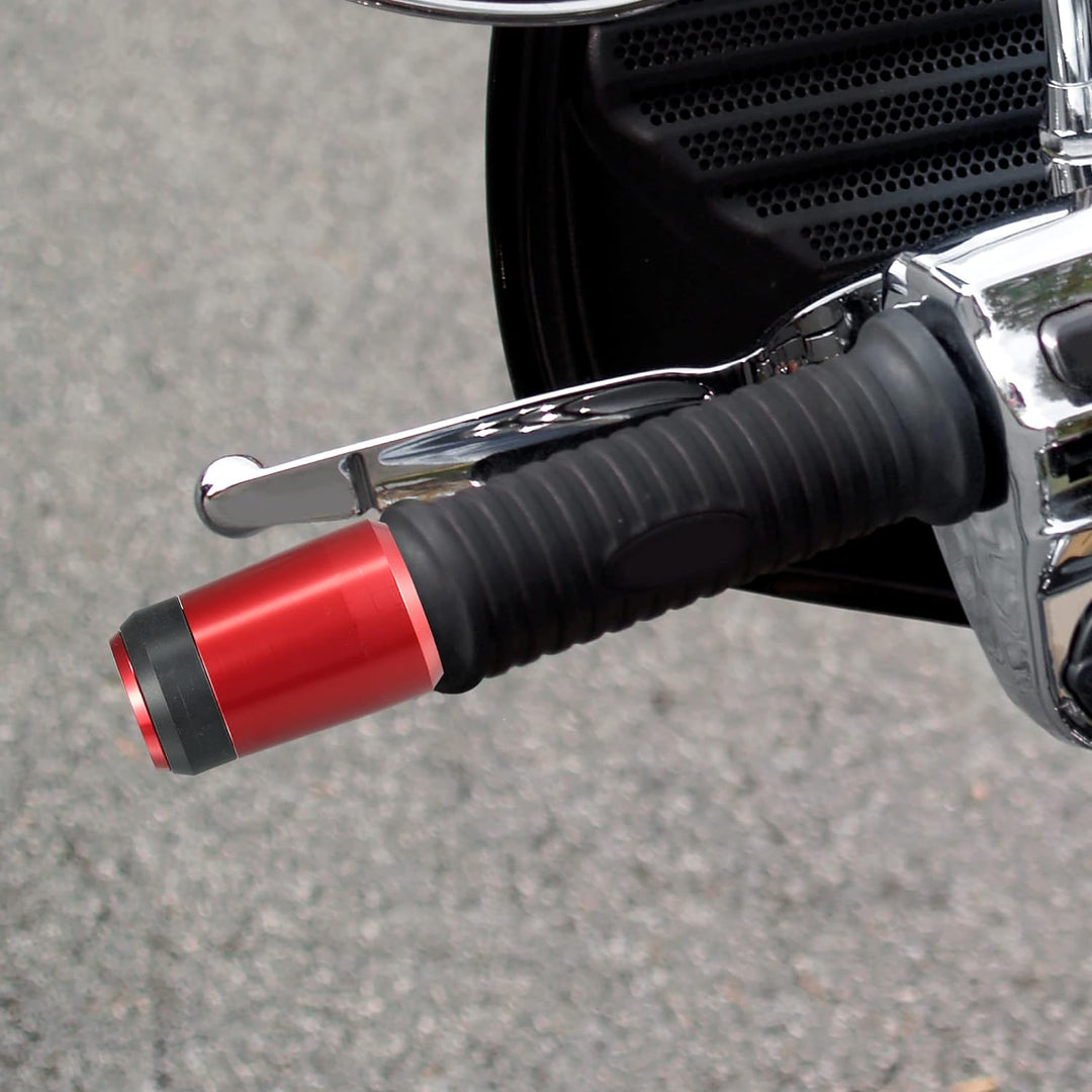 Motoforti 2 X Motorrad Lenkergriffe 22mm CNC Aluminum Lenkergewichte Lenkerkappe Endstopfen Lenkeren