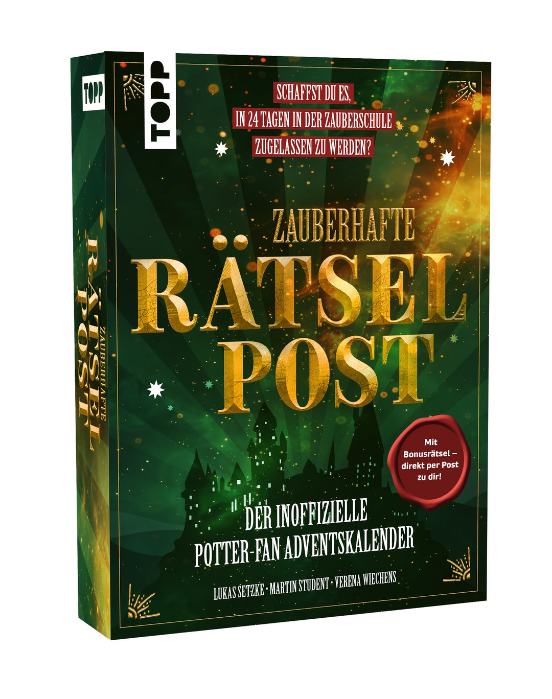 TOPP Zauberhafte Rätselpost: Der inoffizielle Potter-Fan-Adventskalender, Rätsel-Spiel über 24 Tage,