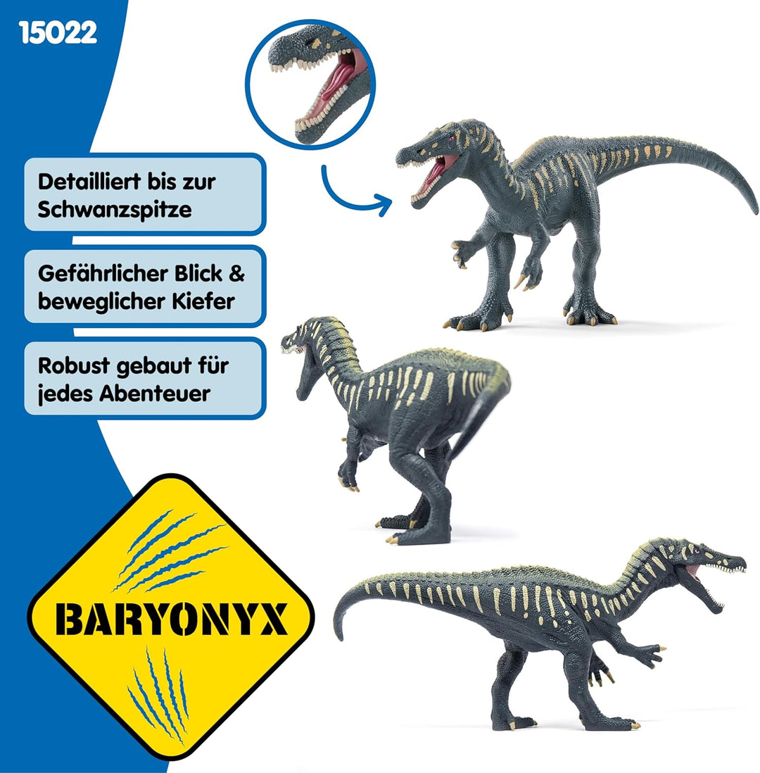 SCHLEICH Dinosaurs | Baryonyx 15022 | detailgetreuer Dino mit beweglichem Kiefer | tolles Geschenk f