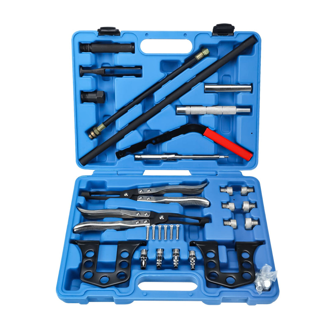 BOOMSTART 41 Stück Ventilfederspanner Ventilfeder Kompressor, Ventilfeder Spanner Satz mit Ventile Z