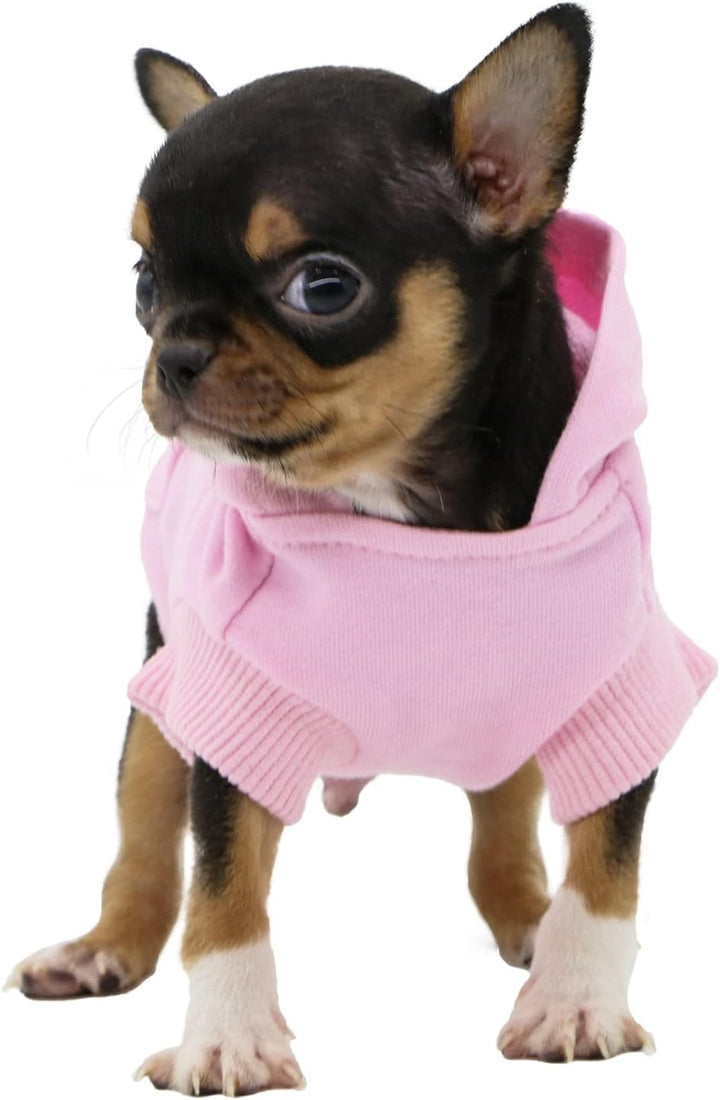 LOPHIPETS Hunde-Kapuzenpullover aus Baumwolle, für kleine Hunde, Chihuahua, Welpen, für kaltes Wette