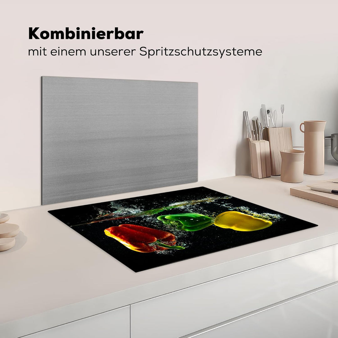 Herdabdeckplatte Einteilig Induktionsmatte Küche Abdeckung Ceranfeld Herd Abdeckplatte Deko Vinyl Ma