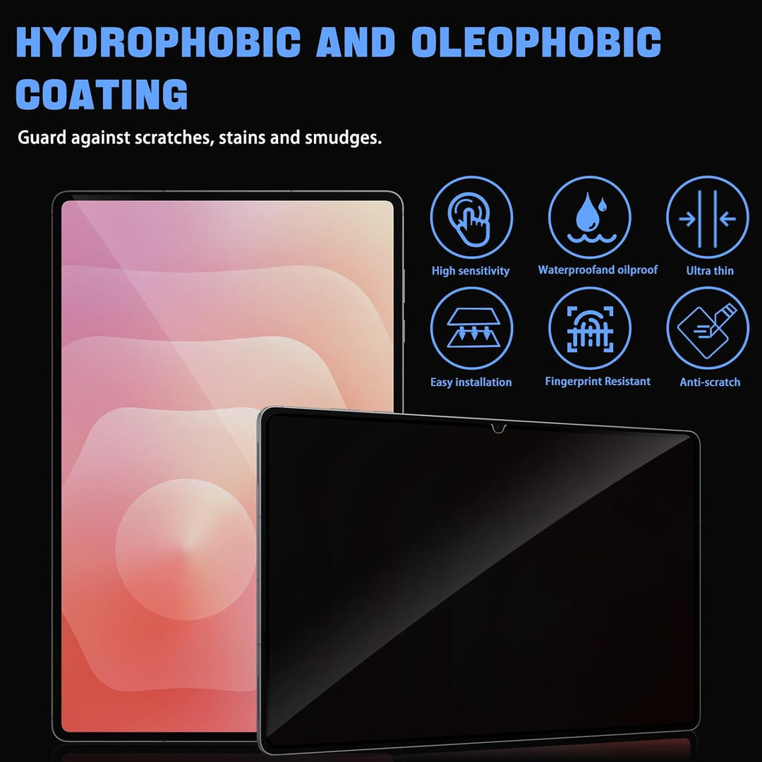 360-Grad Privacy Schutzfolie für Samsung Galaxy Tab S11 Ultra (14,6 Zoll) 2025 Sichtschutz, Anti-Kra