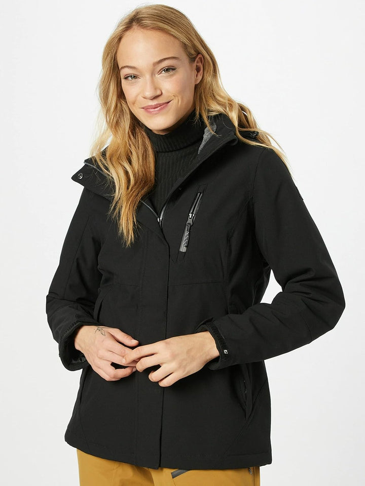 Killtec Damen Outdoorjacke Funktionsjacke mit abzippbarer Kapuze KOW 140 WMN Jckt wasserdicht, Windd