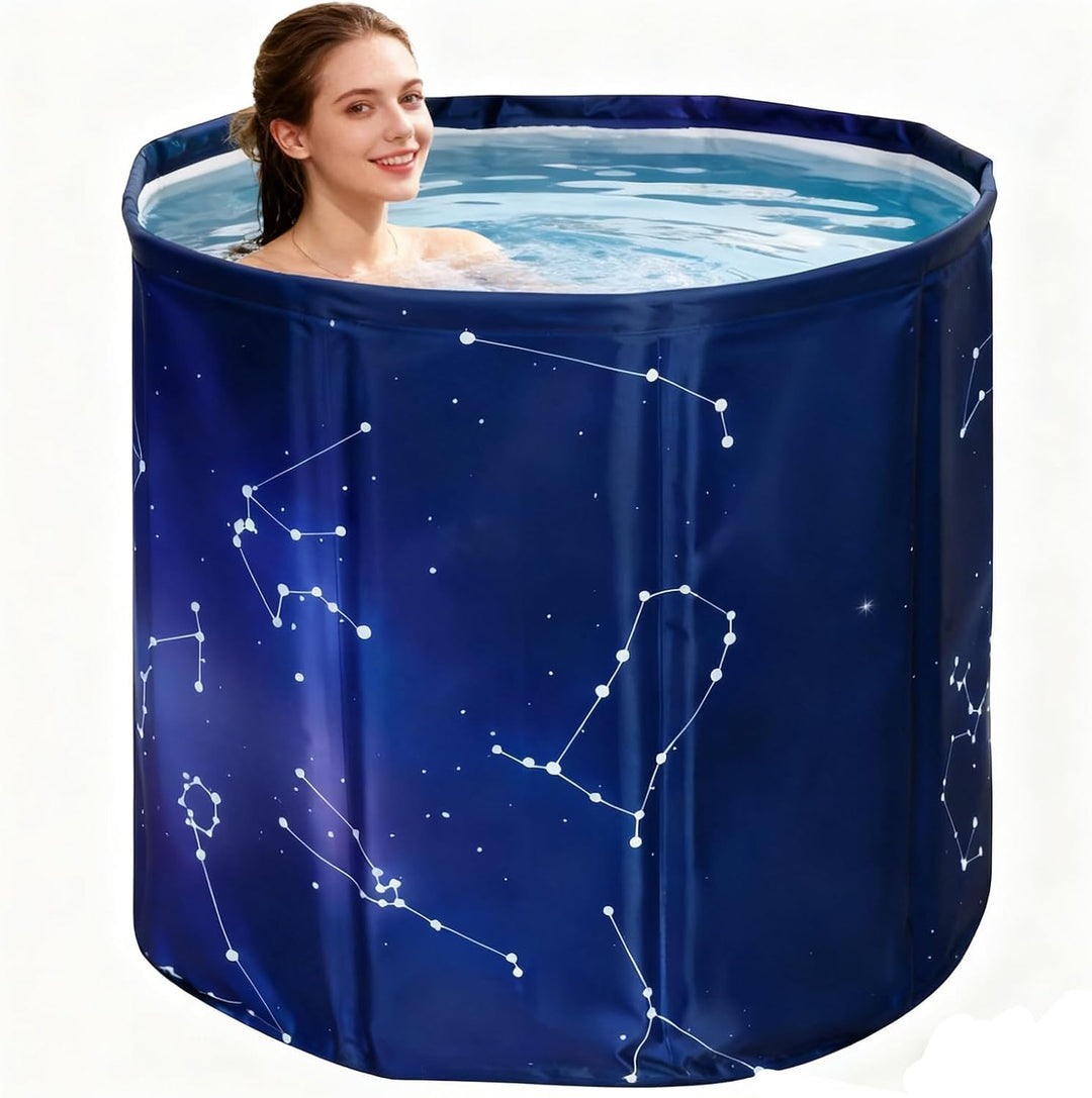 Simcat Tragbare faltbare Badewanne, Eisbadewanne für Kaltwassertherapie, Training, Badezimmer, freis