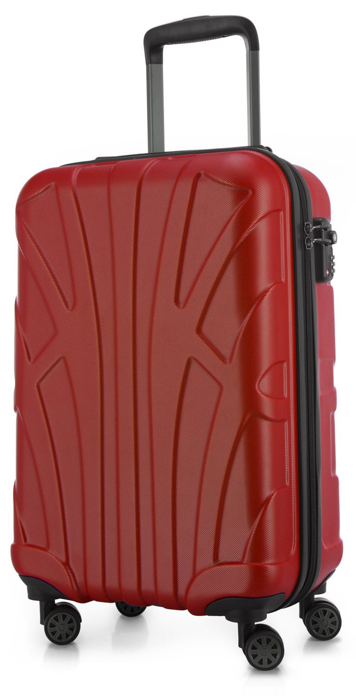 suitline Handgepäck Hartschalen-Koffer Koffer Trolley Rollkoffer Reisekoffer, TSA, 55 cm, ca. 34 Lit