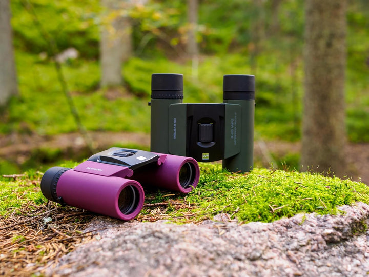 OM SYSTEM Sport Fernglas 8x25 WP II lila, Kompakt & Wasserdicht mit hochwertiger Optik (Nachfolger v