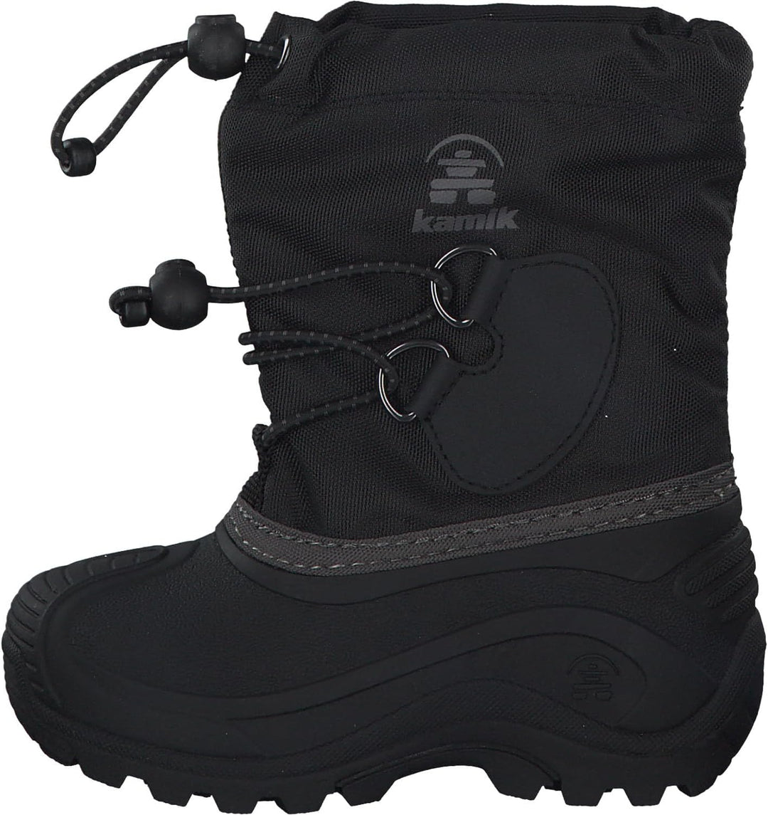 Kamik Mädchen Southpole4 Winterstiefel Schwarz 25 EU, Schwarz 25 EU