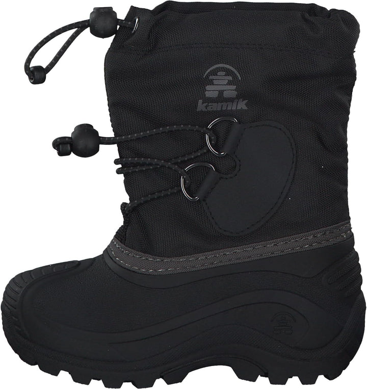 Kamik Mädchen Southpole4 Winterstiefel Schwarz 25 EU, Schwarz 25 EU