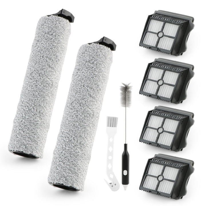 2 Bürstenrollen 4 Filter Ersatzteile für Tineco iFloor 3 / Floor One S3 Nass Trockensauger Bürstenro