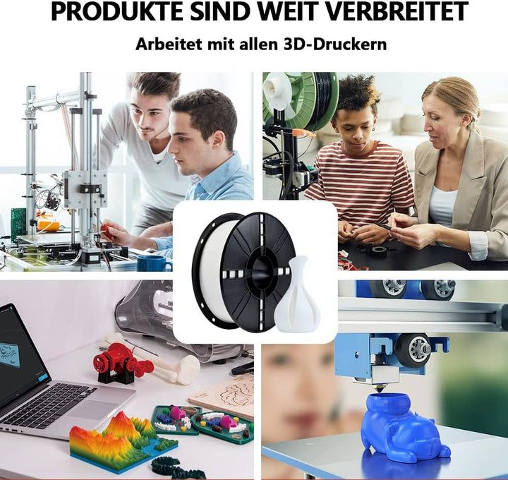 iBOSS PLA Plus (PLA+) 3D-Drucker Filament 1,75mm, Massgenauigkeit +/- 0,02 mm 1 kg Spule (2,2 LBS),