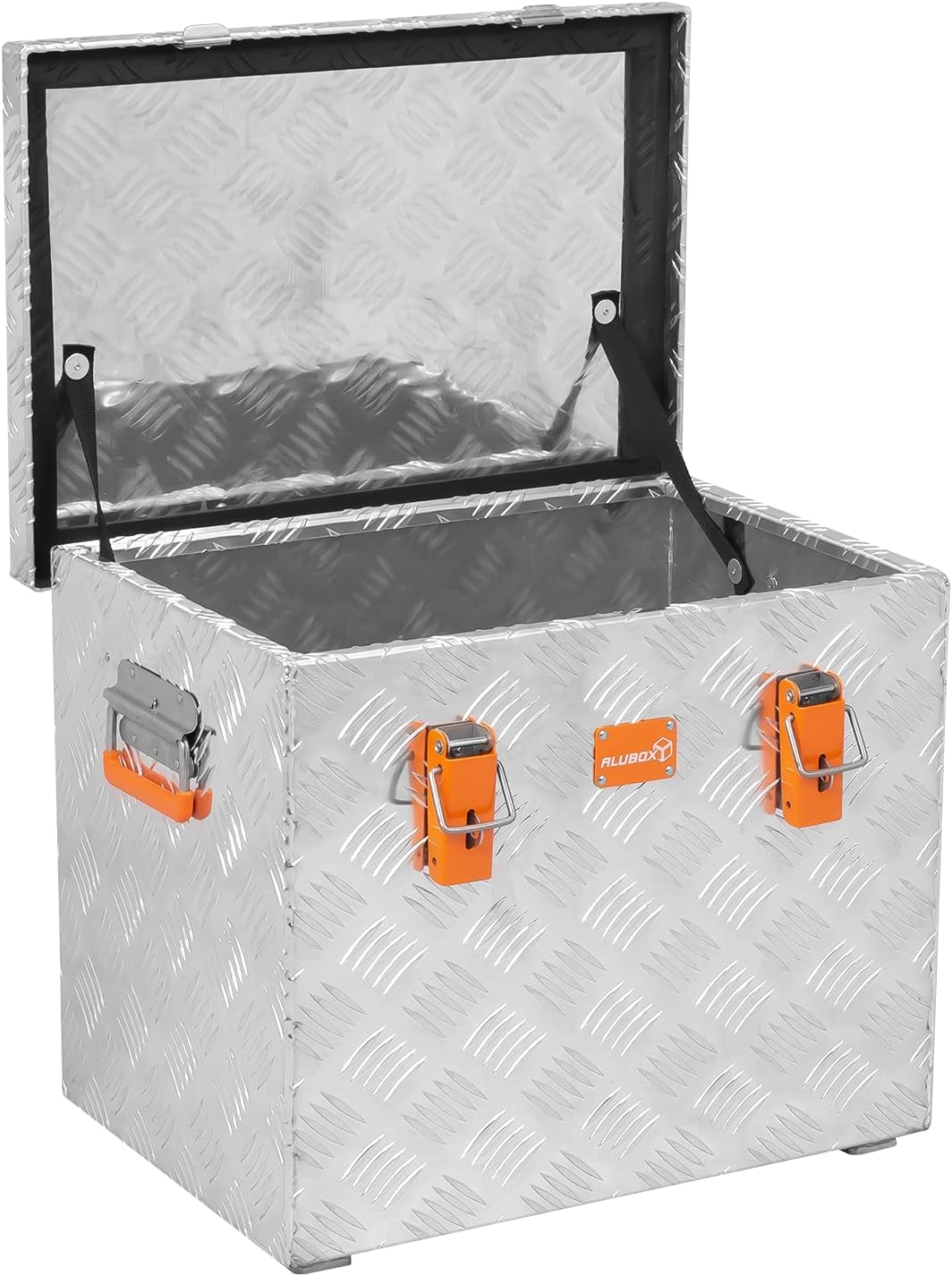 alubox R70 Aluminium Riffelblech Werkzeug Transportkiste 70 Liter 070 Liter, 070 Liter