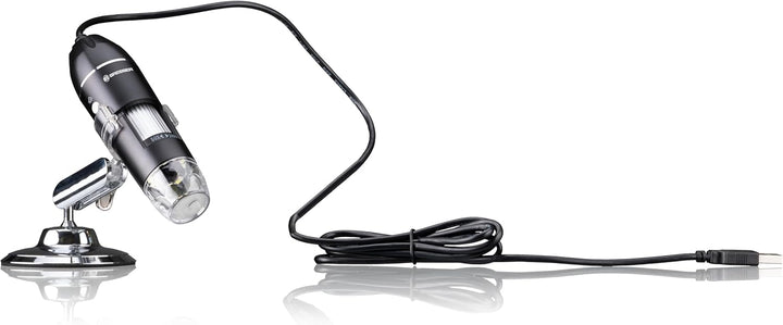 Bresser USB Digitalmikroskop 50-1000x Zoom Full HD Kamera 8 LED dimmbar Messfunktion Handmikroskop i