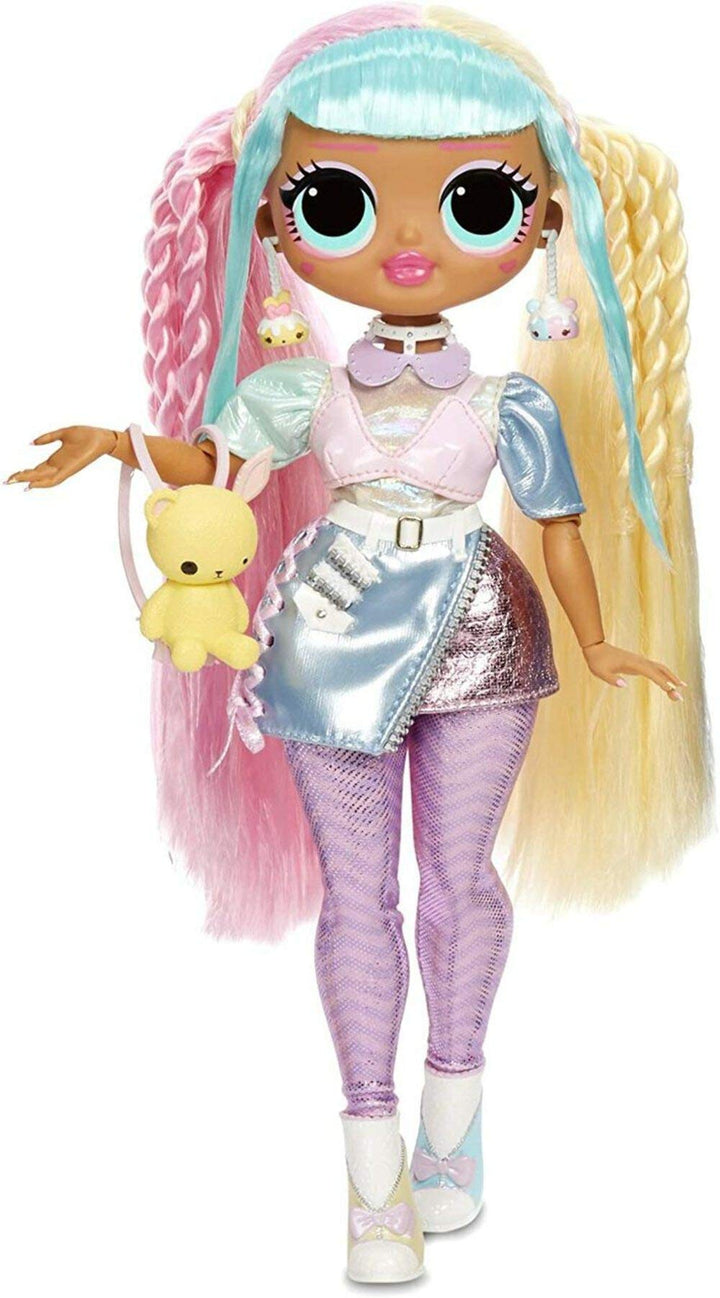 L.O.L. Surprise! 565109E7C O.M.G. Fashion Doll Candylicious, Ankleide- und Sammelpuppe mit Haaren un
