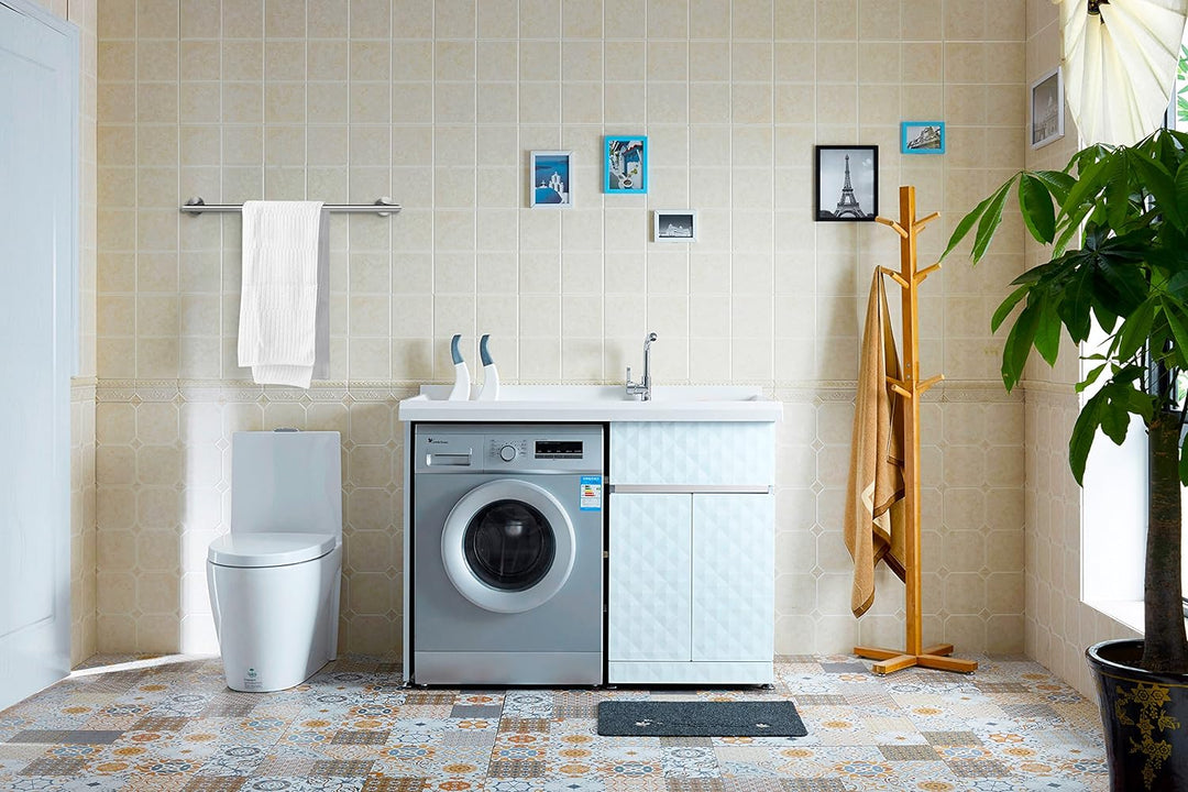 Ambrosya - Handtuchhalter zum Bohren - Badetuchhalter Handtuchstange Handtuch Haken Halter Wand Bad