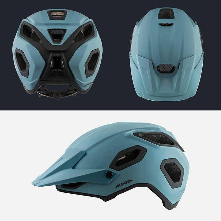ALPINA COMOX - Widerstandsfähiger, Stossabsorbierender & Anpassbarer Enduro Fahrradhelm Mit kurzem S