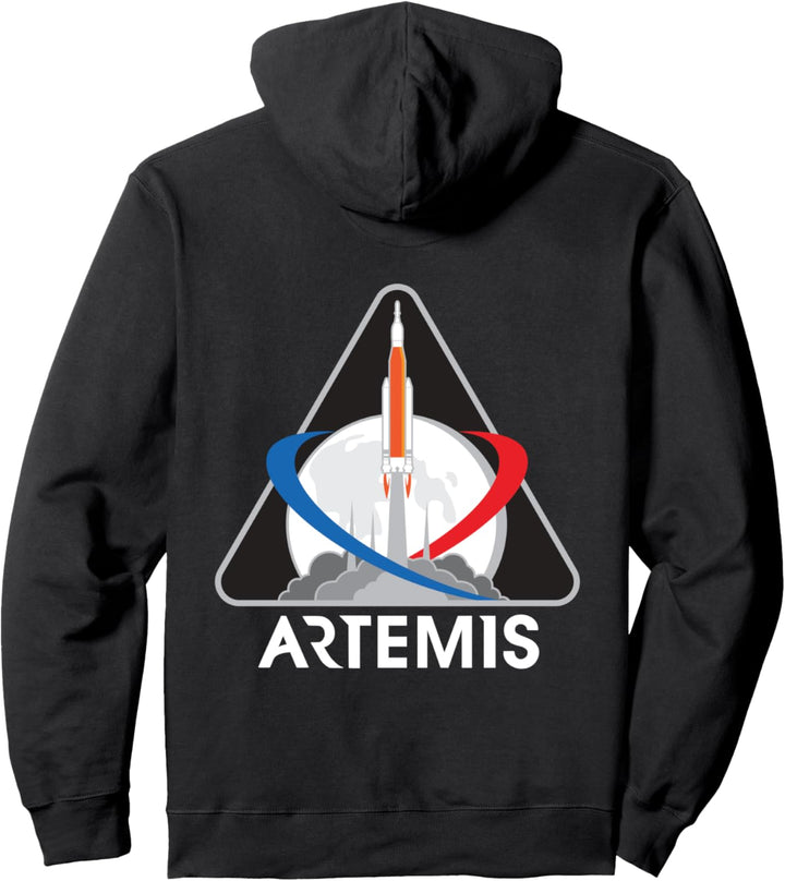 NASA Artemis Mission 1 Moon To Mars Pullover Hoodie