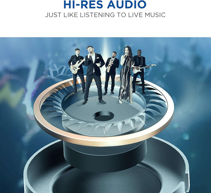 1MORE Triple-Driver Kopfhörer, Kabelgebundene In Ohr Hi-Fi Ohrhörer mit High Resolution, Audio Stere