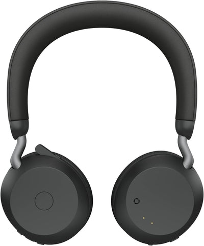 Jabra Evolve2 75 Wireless PC Headset with 8-Microphone Technology - Dual Foam Stereo Headphones with