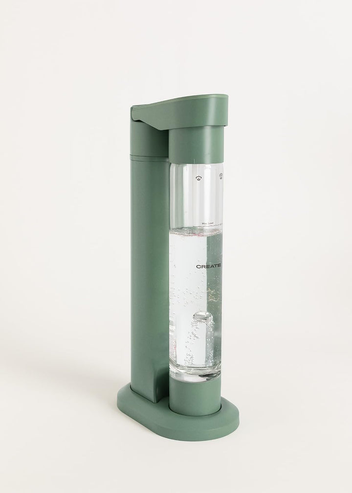 CREATE/SODA MAKER STUDIO/Wassersprudler 1L Salbeigrün/Keine CO2-Flaschen enthalten, kohlensäurehalti