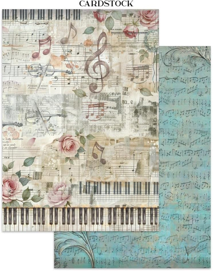 Stamperia - Junk Journal Stickers, Cut-Outs, and Backgrounds for Scrapbooks, Albums, Card Making, Bu