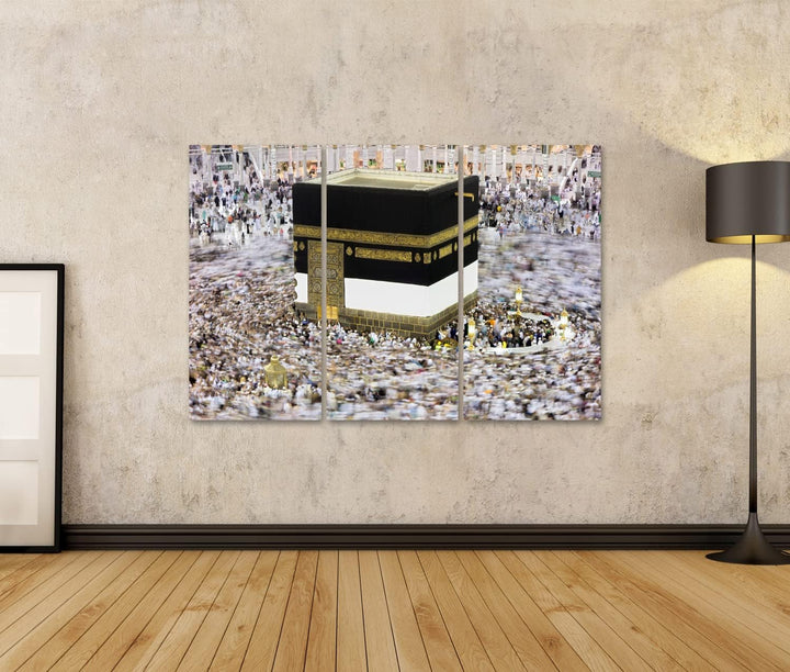 islandburner Bild auf Leinwand Kaaba Hadsch Saudi Arabien Muslime Bilder Wandbilder Poster Leinwand