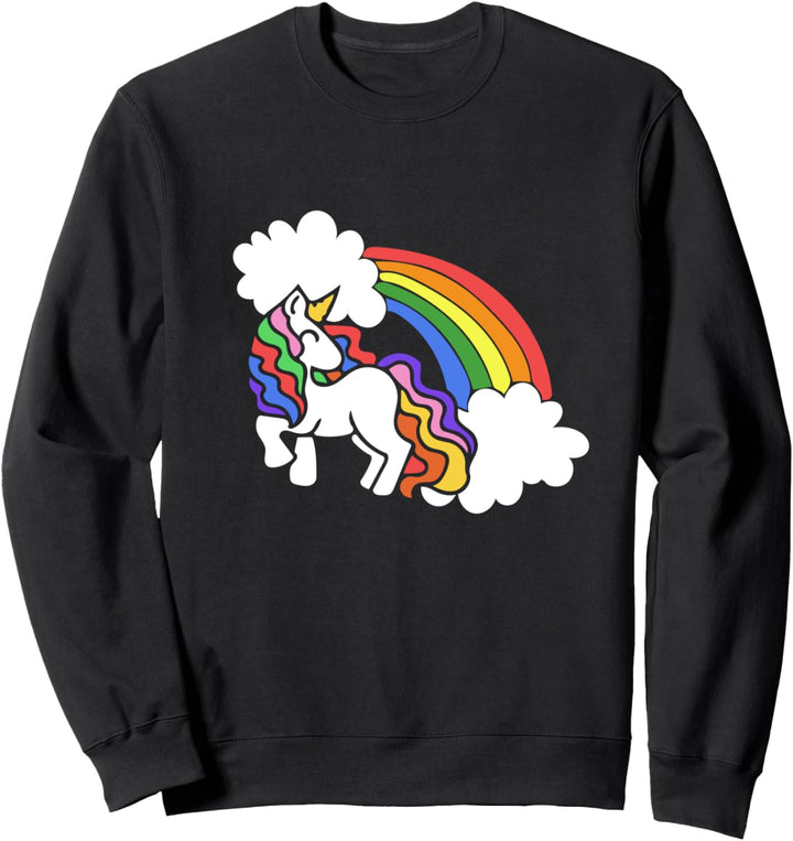 Cute rainbow unicorn Sweatshirt