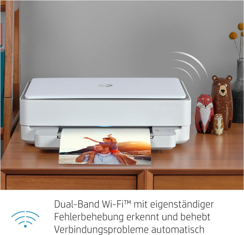 HP ENVY 6020e Multifunktionsdrucker, 6 Monate gratis drucken mit HP Instant Ink inklusive, HP+, Druc