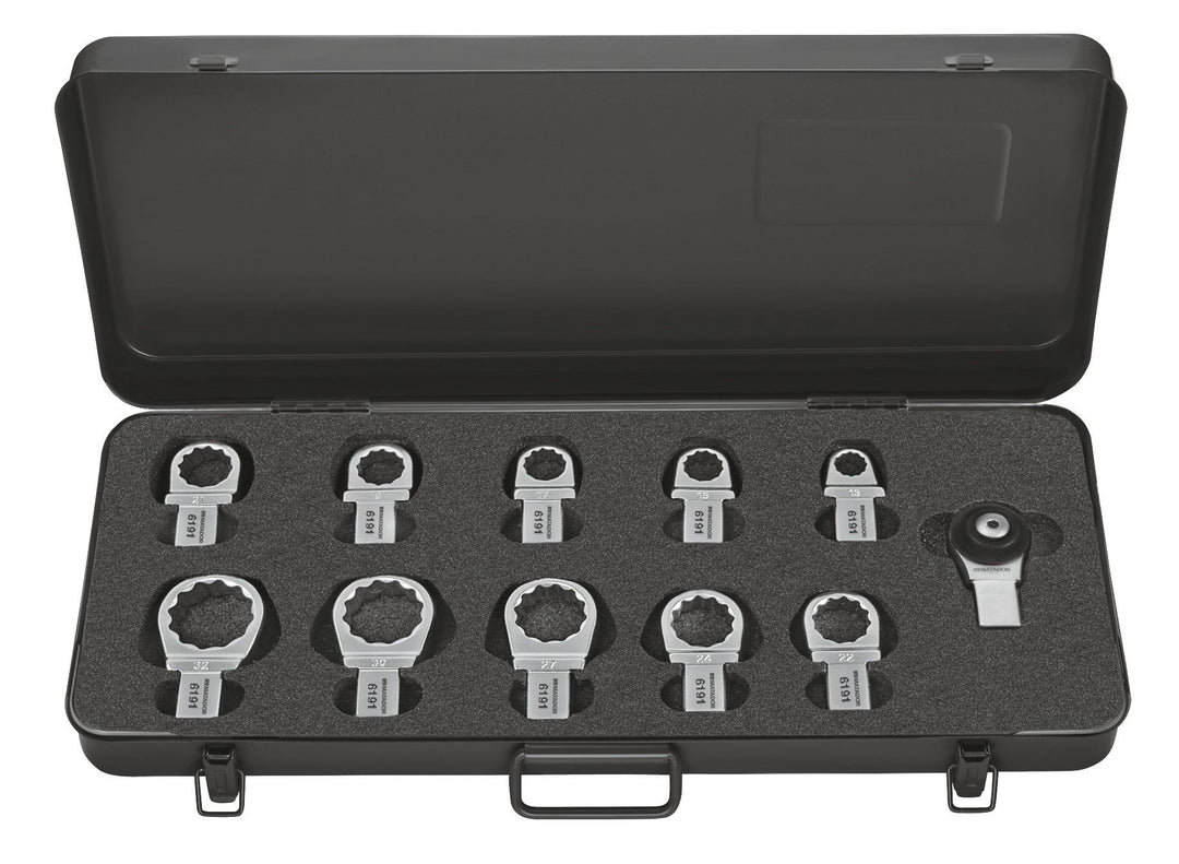 MATADOR Satz Einsteck-Ringschlüssel, 14x18 mm, 6191 9110 14 X 18 MM 13 - 32 MM, 14 X 18 MM 13 - 32 M