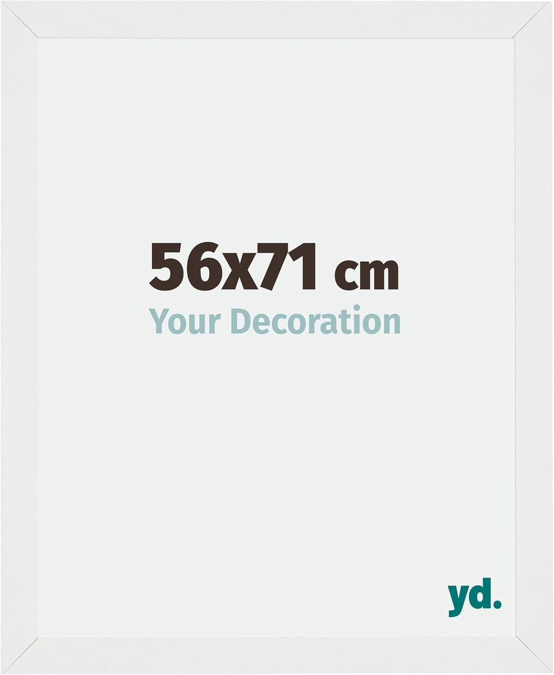 yd. Your Decoration - Bilderrahmen 56x71 cm - Bilderrahmen aus MDF mit Acrylglas - Antireflex - Ausg