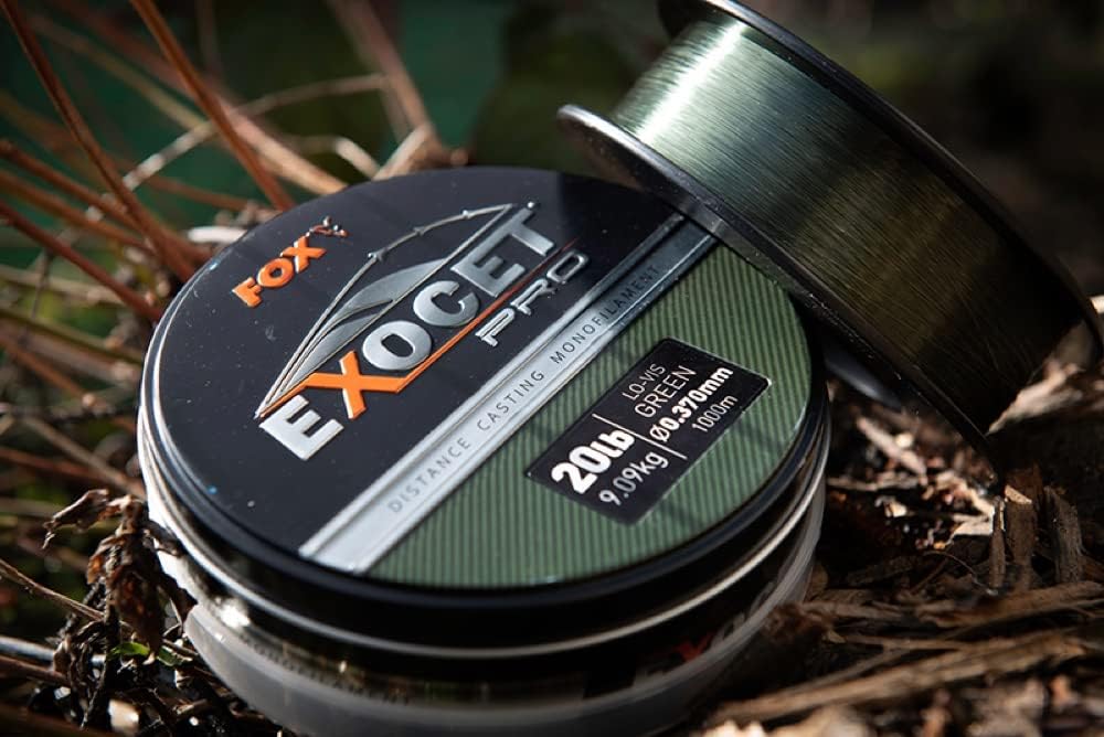 Fox Exocet Pro Monofilament Low Vis Green - 1000m Karpfenschnur 0,40, 0,40